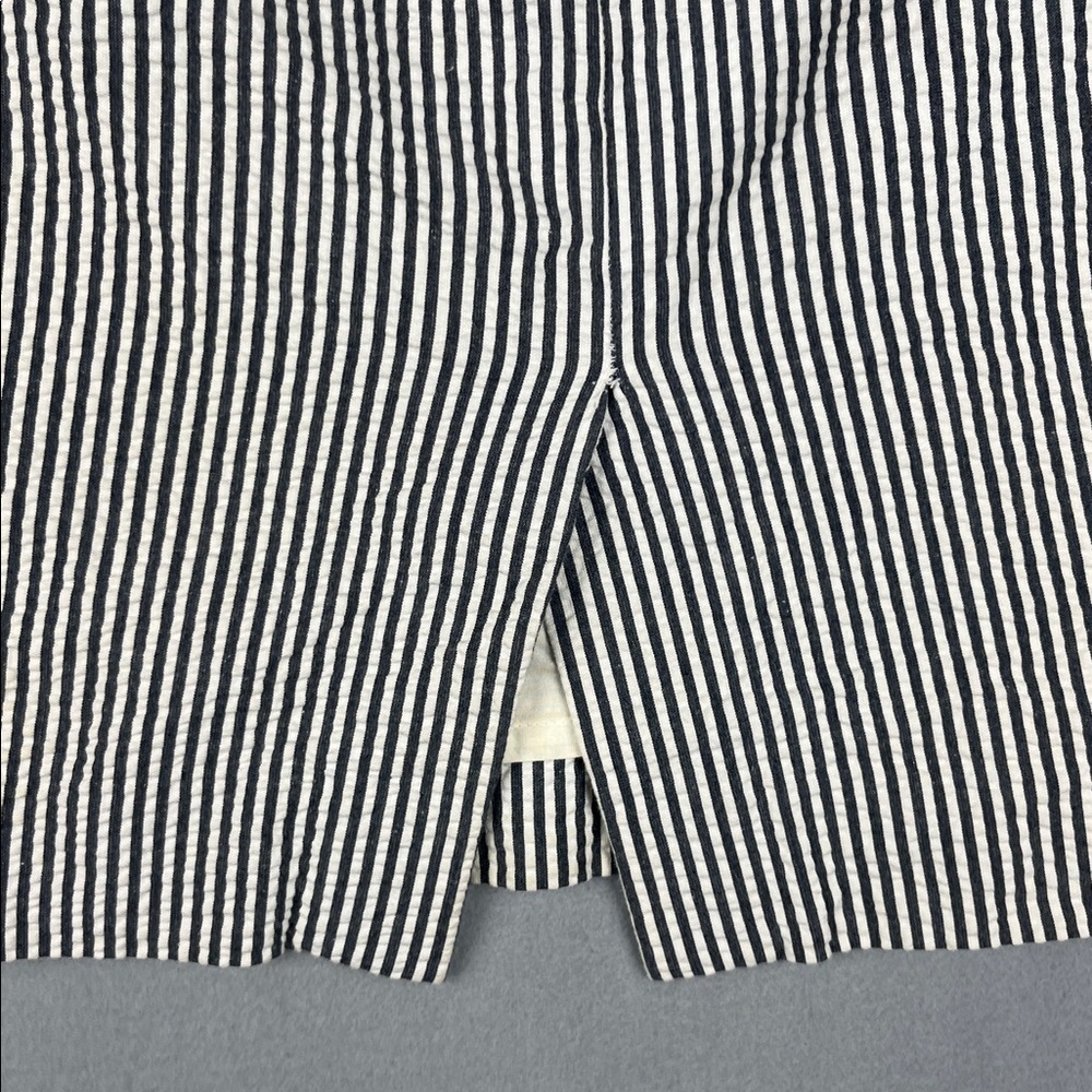 J. Crew Seersucker Black and White Striped Pencil Skirt
Size: 00 - Picture 3 of 4